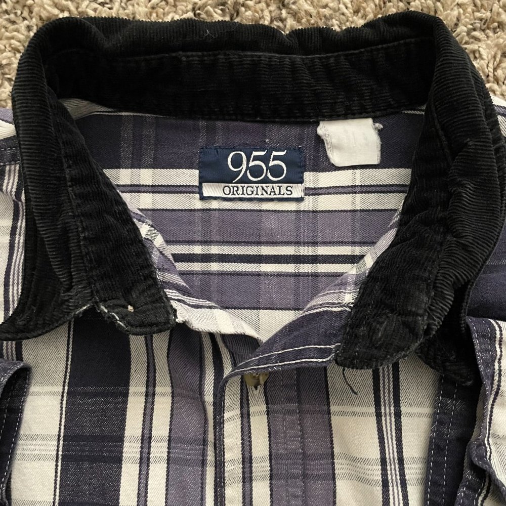 Purple Checked Button Down - image 4